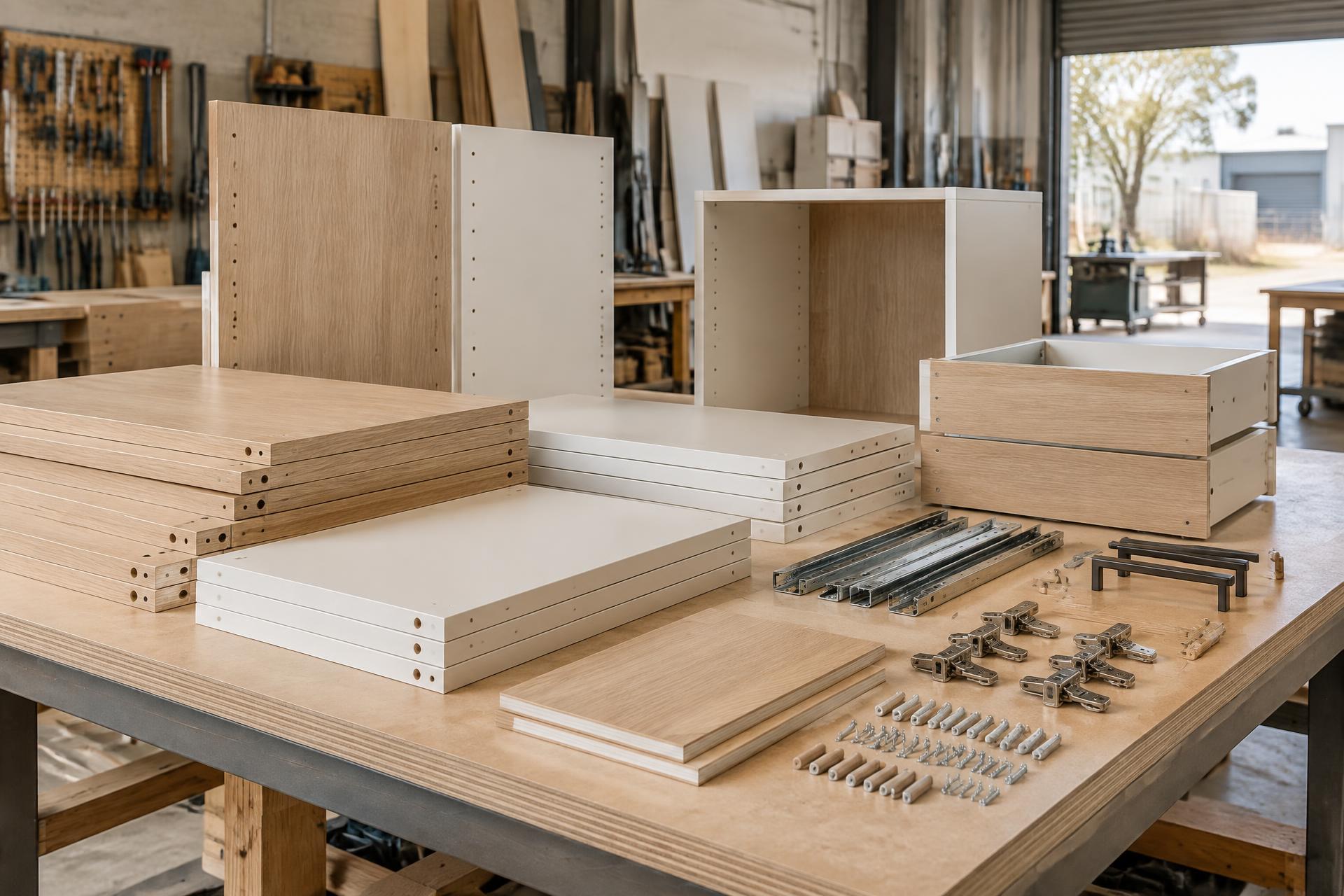 Flat-pack joinery by ASM Joinery